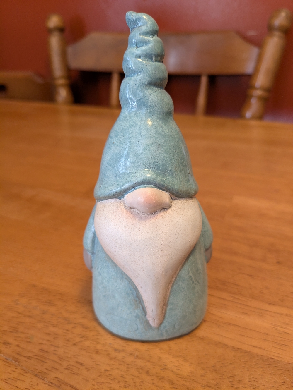 Blue Ceramic Gnome Figurine - Home Accents